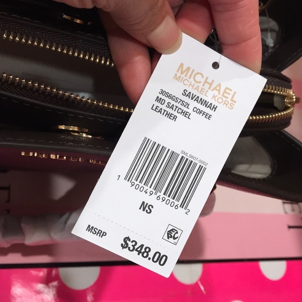 Michael Kors Saffiano Savannah Medium Satchel - Picture 4 of 10